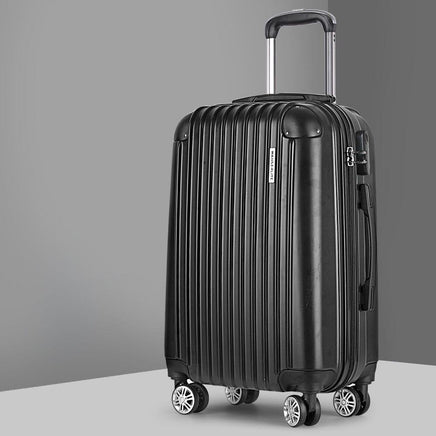 Wanderlite 28 Inch Luggage with TSA Lock Spinner Carry On Hard Shell Travel Suitcase Luggage Case Black Home & Garden Kings Warehouse 