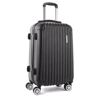 Wanderlite 28 Inch Luggage with TSA Lock Spinner Carry On Hard Shell Travel Suitcase Luggage Case Black Home & Garden Kings Warehouse 