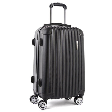 Wanderlite 28 Inch Luggage with TSA Lock Spinner Carry On Hard Shell Travel Suitcase Luggage Case Black Home & Garden Kings Warehouse 