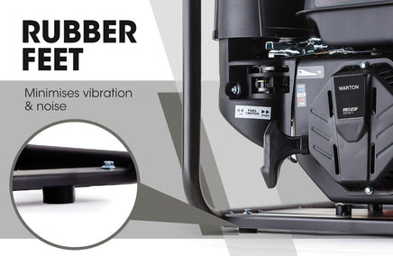 WARTON 8HP 3 Petrol Trash Water Transfer Pump Pressure Firefighting Irrigation Kings Warehouse 