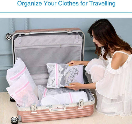 Washing Bag Pack Set Of 6 Laundry Bags Mesh Lingerie Delicate clothes Wash Bags Home & Garden Kings Warehouse 