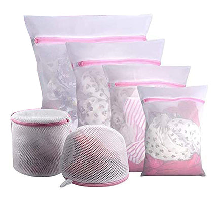 Washing Bag Pack Set Of 6 Laundry Bags Mesh Lingerie Delicate clothes Wash Bags Home & Garden Kings Warehouse 