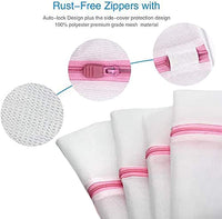 Washing Bag Pack Set Of 6 Laundry Bags Mesh Lingerie Delicate clothes Wash Bags Home & Garden Kings Warehouse 