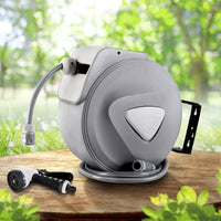 Water Hose Reel 10M Retractable Auto Rewind Garden Spray Gun Home & Garden Kings Warehouse 