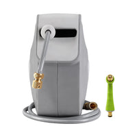 Water Hose Reel 20M Retractable Auto Rewind Garden Brass Spray Gun Home & Garden Kings Warehouse 