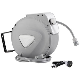 Water Hose Reel 20M Retractable Auto Rewind Spray Gun Garden Home & Garden Kings Warehouse 