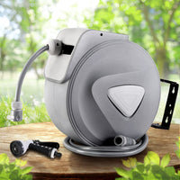 Water Hose Reel 20M Retractable Auto Rewind Spray Gun Garden Home & Garden Kings Warehouse 