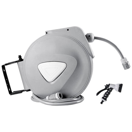 Water Hose Reel 30M Retractable Garden Auto Rewind Spray Gun Home & Garden Kings Warehouse 