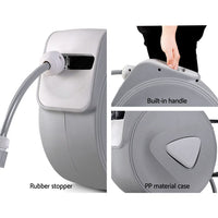 Water Hose Reel 30M Retractable Garden Auto Rewind Spray Gun Home & Garden Kings Warehouse 