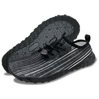 Water Shoes for Men and Women Soft Breathable Slip-on Aqua Shoes Aqua Socks for Swim Beach Pool Surf Yoga (Black Size US 10.5) Kings Warehouse 