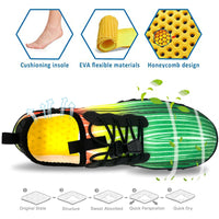 Water Shoes for Men and Women Soft Breathable Slip-on Aqua Shoes Aqua Socks for Swim Beach Pool Surf Yoga (Green Size US 6.5) Kings Warehouse 