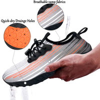 Water Shoes for Men and Women Soft Breathable Slip-on Aqua Shoes Aqua Socks for Swim Beach Pool Surf Yoga (Grey Size US 7.5) Kings Warehouse 