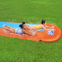 Water Slide Kids Slip 488cm Dual Slides Inflatable Splash Pad Home & Garden Kings Warehouse 