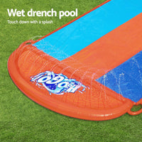 Water Slide Slip Kids 488cm Triple Slides Home & Garden Kings Warehouse 