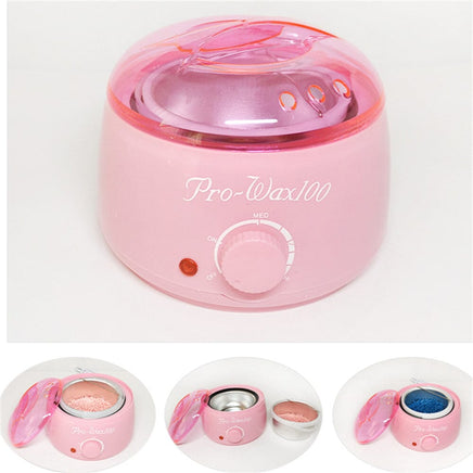 Wax Pot Heater 500ml Hard Wax Bean Removal kit Pink Kings Warehouse 