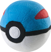 WCT Pokemon 5" Plush Pokeball Great Ball with Weighted Bottom Kings Warehouse 