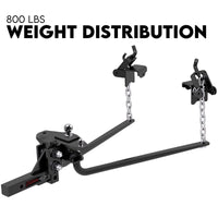 Weight Distribution Hitch System Load Leveller Caravan Anti Sway Bars 800Lb Auto Accessories Kings Warehouse 