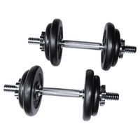 Weight Set Barbell Dumbell Dumb Bell Gym 50kg Plate Sports & Fitness Kings Warehouse 