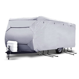 Weisshorn 14-16ft Caravan Cover Campervan 4 Layer UV Water Resistant Outdoor Recreation Kings Warehouse 