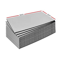 Weisshorn Butyl Car Sound Deadener Mat Heat Insulation Sound Deadening 32CM X 50CM X 12pcs Auto Accessories Kings Warehouse 