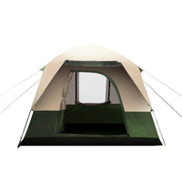 Weisshorn Family Camping Tent 4 Person Hiking Beach Tents Green Outdoor Recreation Kings Warehouse 