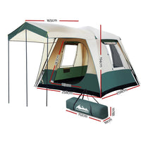 Weisshorn Instant Up Camping Tent 4 Person Pop up Tents Family Hiking Dome Camp BLACK FRIDAY: Gym & Fitness Kings Warehouse 