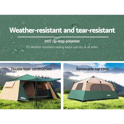 Weisshorn Instant Up Camping Tent 8 Person Pop up Tents Family Hiking Dome Camp BestSellers Kings Warehouse 