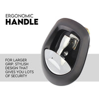 Whale Tail T Handle Lock Latch Compression Lock Trailer Toolbox Black Chrome Sports & Fitness Kings Warehouse 