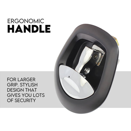 Whale Tail T Handle Lock Latch Compression Lock Trailer Toolbox Black Chrome Sports & Fitness Kings Warehouse 