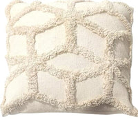 White woven cushion cover 45x45cm Kings Warehouse 