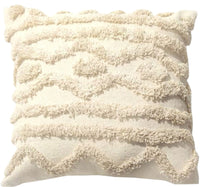 White woven line design cushion cover 45x45 cm Kings Warehouse 