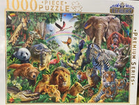 Wild Animal Collage 1000 Piece Puzzle Kings Warehouse 