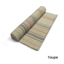 Willow Cotton Ribbed Table Runner 35 x 152 cm Taupe Home & Garden Kings Warehouse 