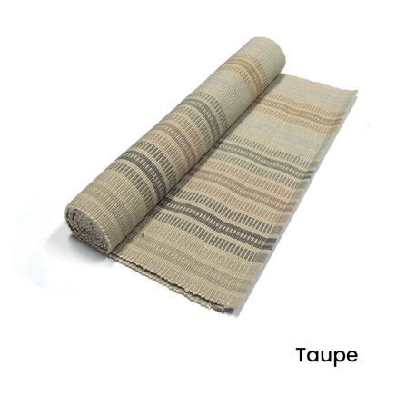 Willow Cotton Ribbed Table Runner 35 x 152 cm Taupe Home & Garden Kings Warehouse 