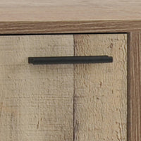 Wine Cabinet with 2 Strorage and open Selves Bar Cabinet Cupboard in Oak Colour Furniture Kings Warehouse 