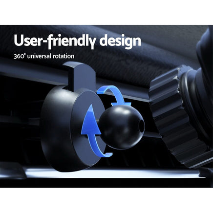 Wireless Car Charger Fast Charging Car Mount Vent Suction cup Kings Warehouse 