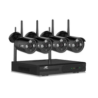 Wireless CCTV Security System 8CH NVR 3MP 4 Bullet Cameras Trending Tech and Appliances Kings Warehouse 