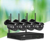 Wireless CCTV Security System 8CH NVR 3MP 4 Bullet Cameras Trending Tech and Appliances Kings Warehouse 