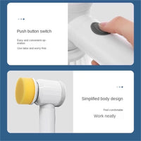 Wireless Electric Cordless Spin Scrubber Super Power Handheld Cleaning Brush Kings Warehouse 