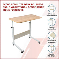 Wood Computer Desk PC Laptop Table Workstation Office Study Home Furniture Furniture Kings Warehouse 