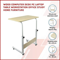 Wood Computer Desk PC Laptop Table Workstation Office Study Home Furniture Furniture Kings Warehouse 