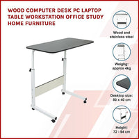 Wood Computer Desk PC Laptop Table Workstation Office Study Home Furniture Kings Warehouse 