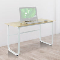 Wood & Steel Solid Computer Desk Home Office Furniture Furniture Kings Warehouse 