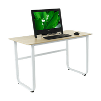 Wood & Steel Solid Computer Desk Home Office Furniture Furniture Kings Warehouse 