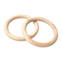 Wooden Gymnastic Rings Olympic Gym Strength Training Sports & Fitness Kings Warehouse 