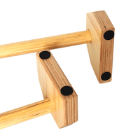 Wooden Parallette Bars Push Up & Dip Workouts Kings Warehouse 