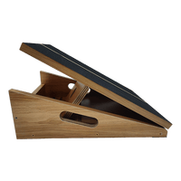 Wooden Slant Exercise Board With Adjustable Incline And Non-Slip Surface Sports & Fitness Kings Warehouse 