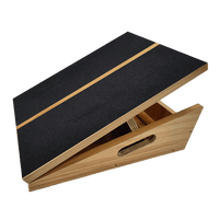 Wooden Slant Exercise Board With Adjustable Incline And Non-Slip Surface Sports & Fitness Kings Warehouse 