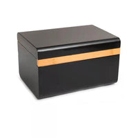 Wooden Storage Chest With Movable Tray Wood Lockable Stash Box Rolling Tray Gift Pet Care Kings Warehouse 