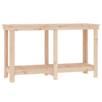 Work Bench 140x50x80 cm Solid Wood Pine Kings Warehouse 